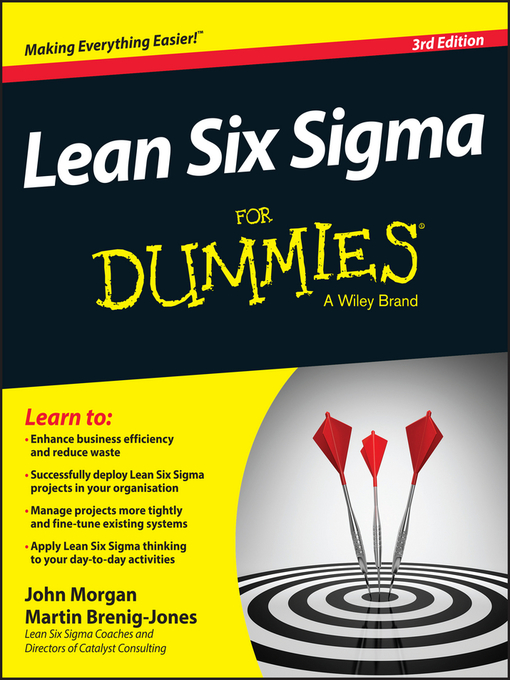 Title details for Lean Six Sigma for Dummies by John Morgan - Wait list